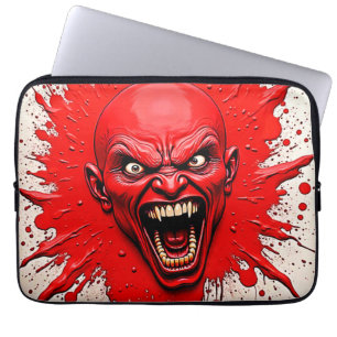 Red Demon Fury Art Laptopschutzhülle