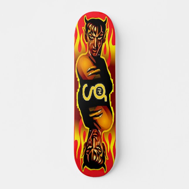 Red Demon Skateboard (Devant)