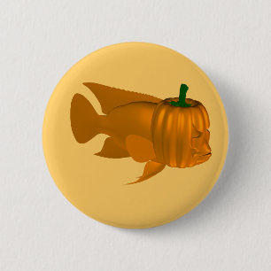 Red Devil Cichlid Button