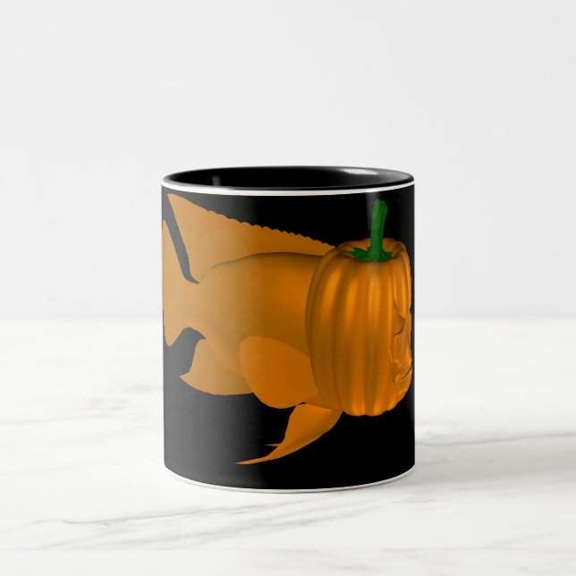 Red Devil Cichlid Zweifarbige Tasse (Mittel)