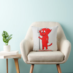 Red Devil Design Individuell gestaltet Kissen