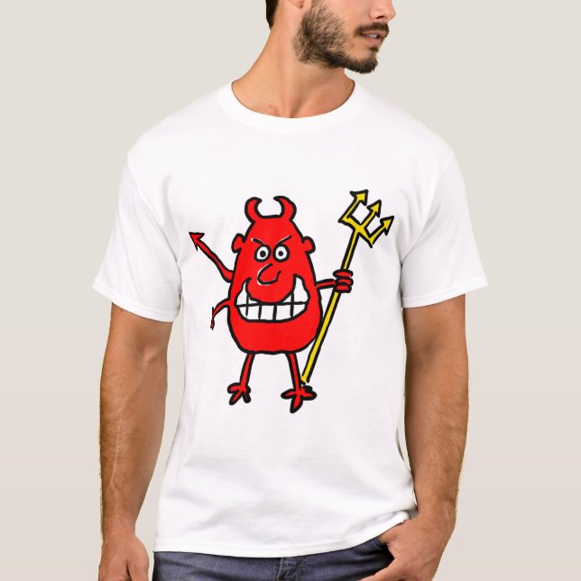 Red Devil Design T-Shirt (Vorderseite)