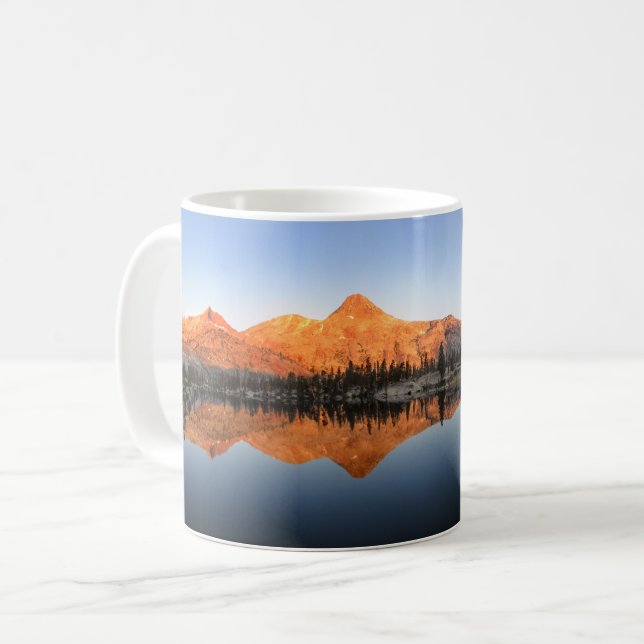 Red Devil lake Sunrise - Yosemite Kaffeetasse (Vorderseite Links)