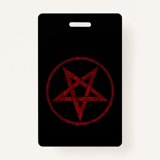 Red Devil Pentagram Ausweis (Vorderseite)