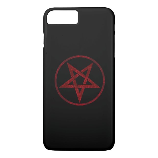 Red Devil Pentagram Case-Mate iPhone Hülle (Rückseite)