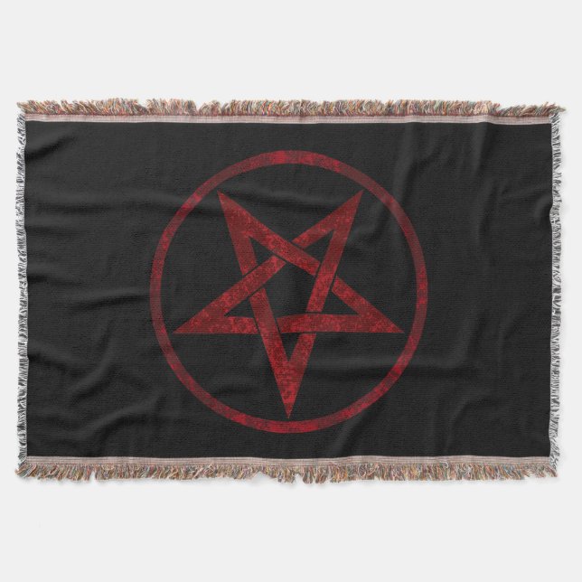 Red Devil Pentagram Decke (Vorderseite)