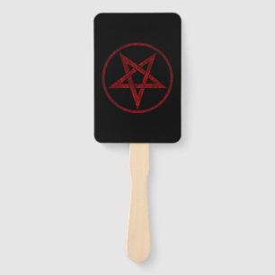 Red Devil Pentagram Fächer