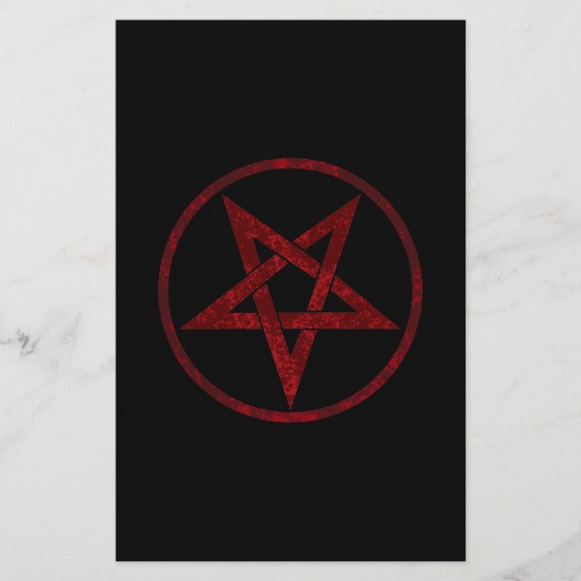 Red Devil Pentagram Flyer (Vorne)