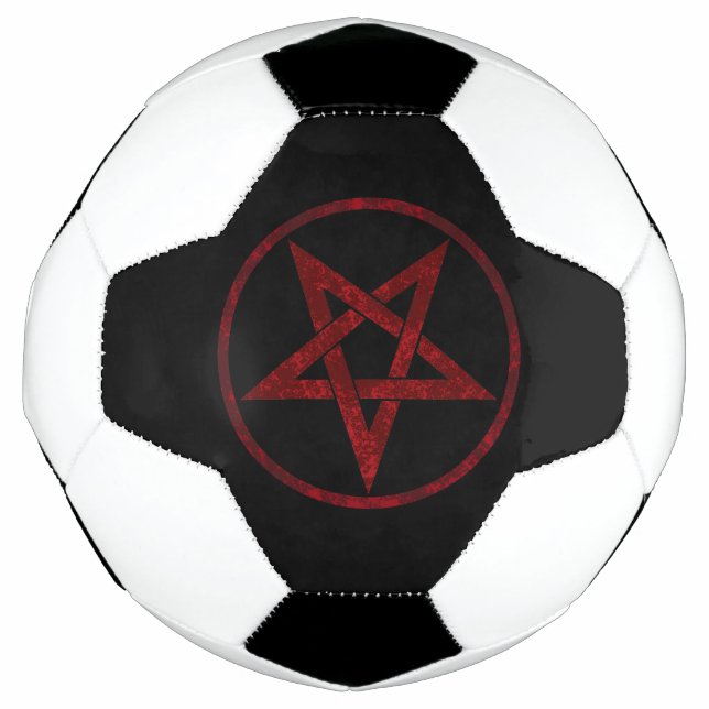 Red Devil Pentagram Fußball (Vorderseite)