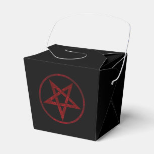 Red Devil Pentagram Geschenkschachtel