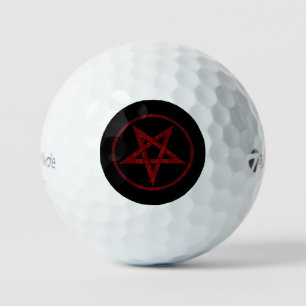 Red Devil Pentagram Golfball