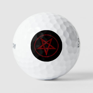 Red Devil Pentagram Golfball
