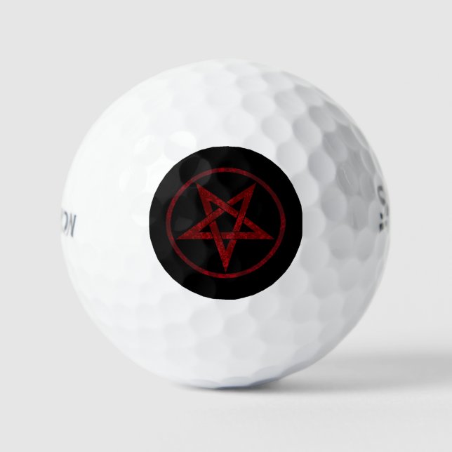 Red Devil Pentagram Golfball (Vorderseite)