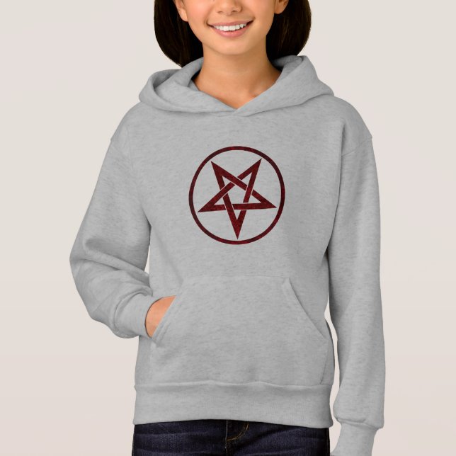 Red Devil Pentagram Hoodie (Vorderseite)