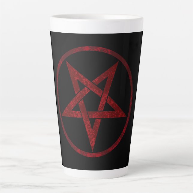 Red Devil Pentagram Milchtasse (Vorderseite)