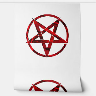 Red Devil Pentagram Tapete