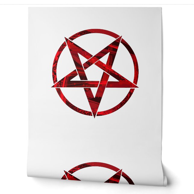 Red Devil Pentagram Tapete (Abrollen)