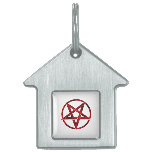 Red Devil Pentagram Tiermarke (Vorderseite)