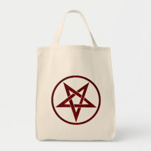 Red Devil Pentagram Tragetasche