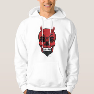 Red Devil Skull Skeleton Sweat - shirt à capuche