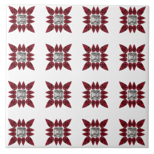 Red Diamond Art Fliese