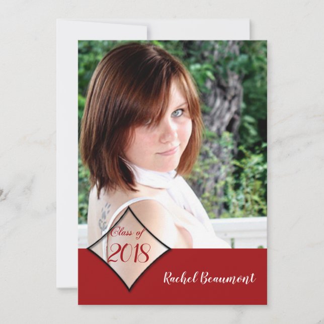 Red Diamond Class Abschluss Ankündigung (Vorderseite)