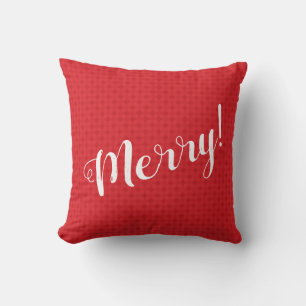 Red Diamond Pattern - MERRY Kissen
