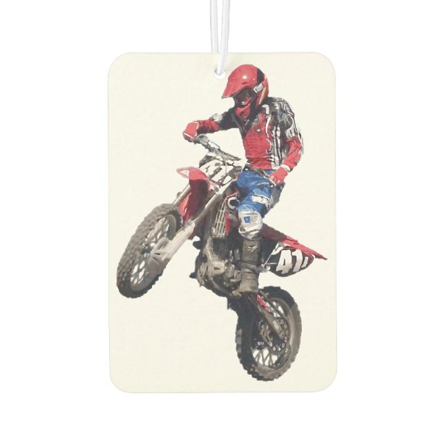 Red Dirt Bike Autolufterfrischer (Rückseite)