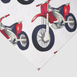Red Dirt Bike Motorrad benutzerdefinierter Farbhin Seidenpapier
