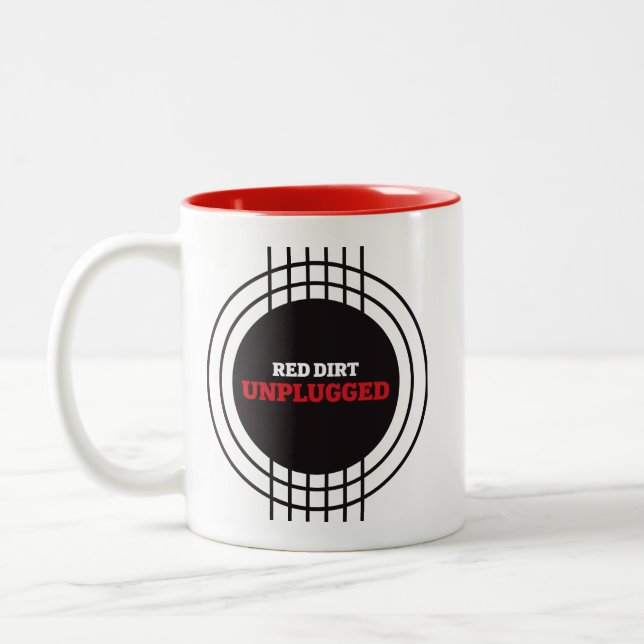 Red Dirt Unplugged Titre Logo Mug (Gauche)