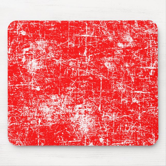 Red Distressed Look Mousepad (Vorne)