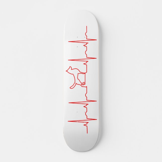 Red Dog Heartbeat Skateboard (Vorne)