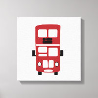 Red Double Decer Bus, maßgeschneidert umhüllt Lein