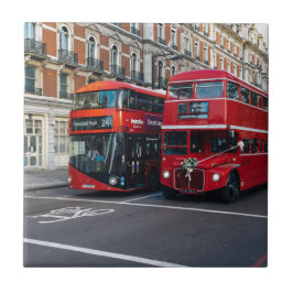 Red Double Decker Buses Fliese