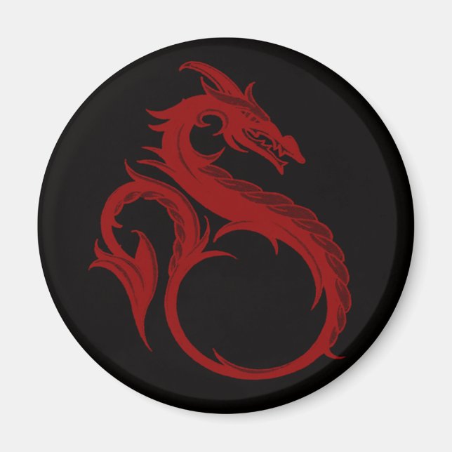 Red Dragon Apalala Magnet (Vorne)