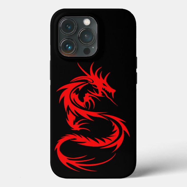 Red Dragon Case-Mate iPhone Hülle (Rückseite)