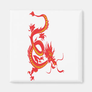 Red Dragon Chinesisch Neues Jahr Magnet