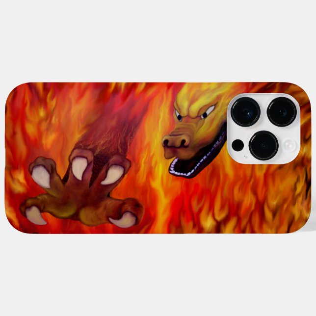Red Dragon Claw Case-Mate iPhone 14 Pro Max Hülle (Rückseite (Horizontal))