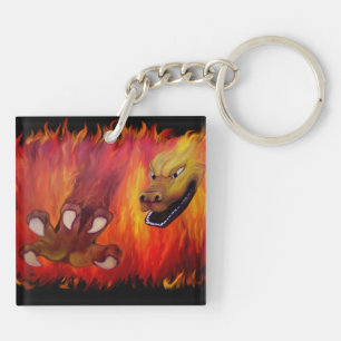 Red Dragon claw Schlüsselanhänger