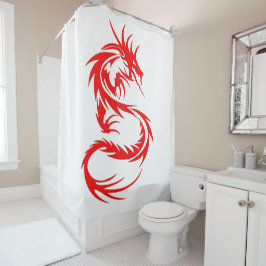 Red Dragon Duschvorhang