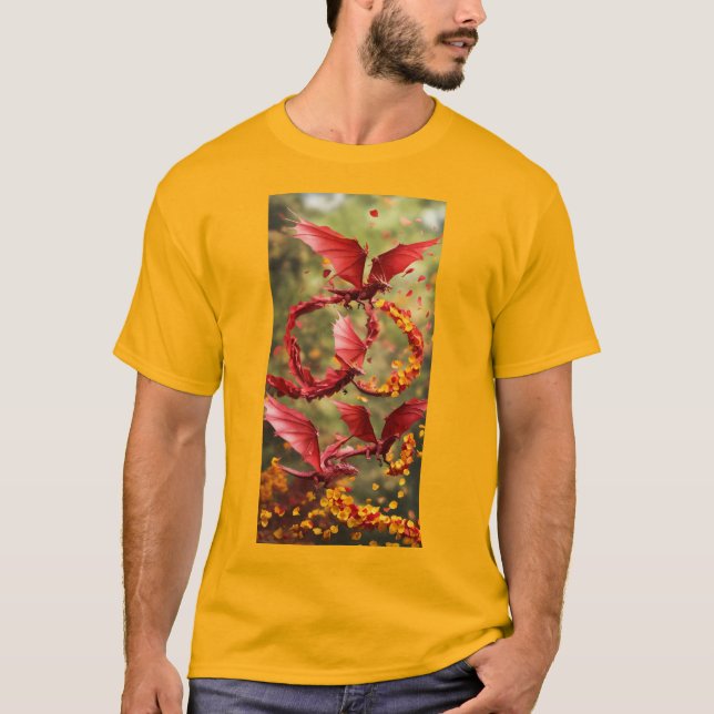 Red Dragon Fansion T - Shirt (Vorderseite)