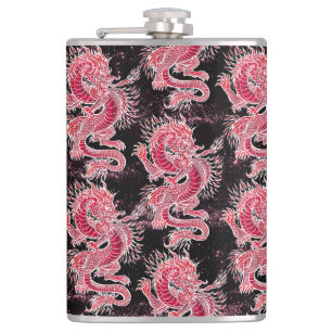 Red Dragon Galaxy Flachmann