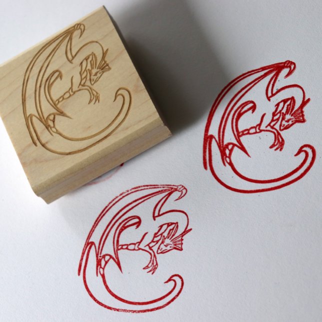 Red Dragon Gummistempel (Von Creator hochgeladen)