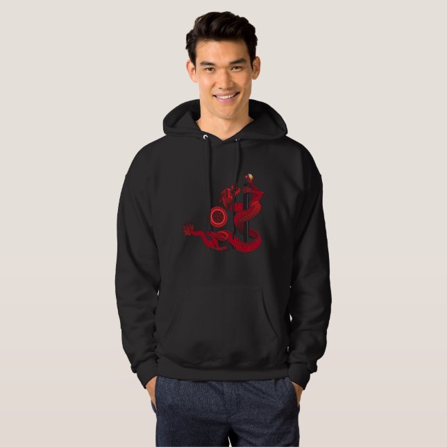 Red Dragon Hoodie (Vorne ganz)