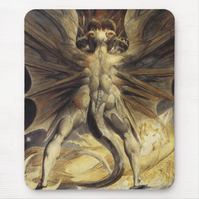 Red Dragon-Mauspad Mousepad (Vorne)