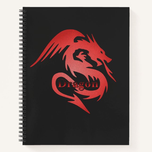 Red Dragon Notizbuch (Vorderseite)