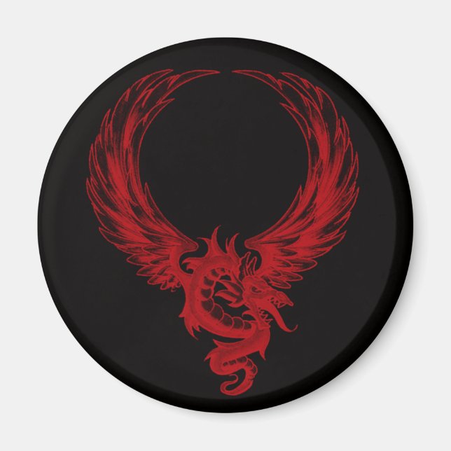 Red Dragon Ryuu Magnet (Devant)