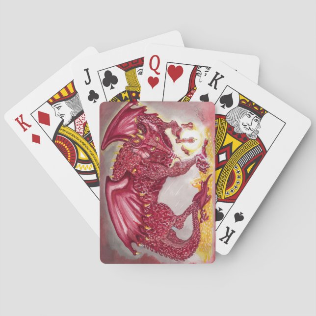 Red Dragon Spielkarten (Rückseite)