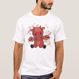 Red Dragon Sweet Animes für Kawaii Fantasy T-Shirt
