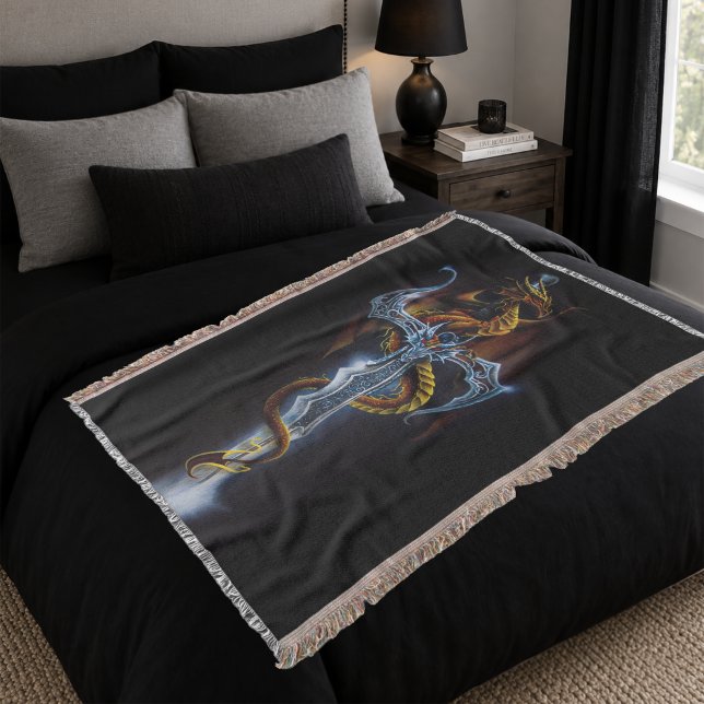 Red Dragon Sword Fantasy Decke (Von Creator hochgeladen)